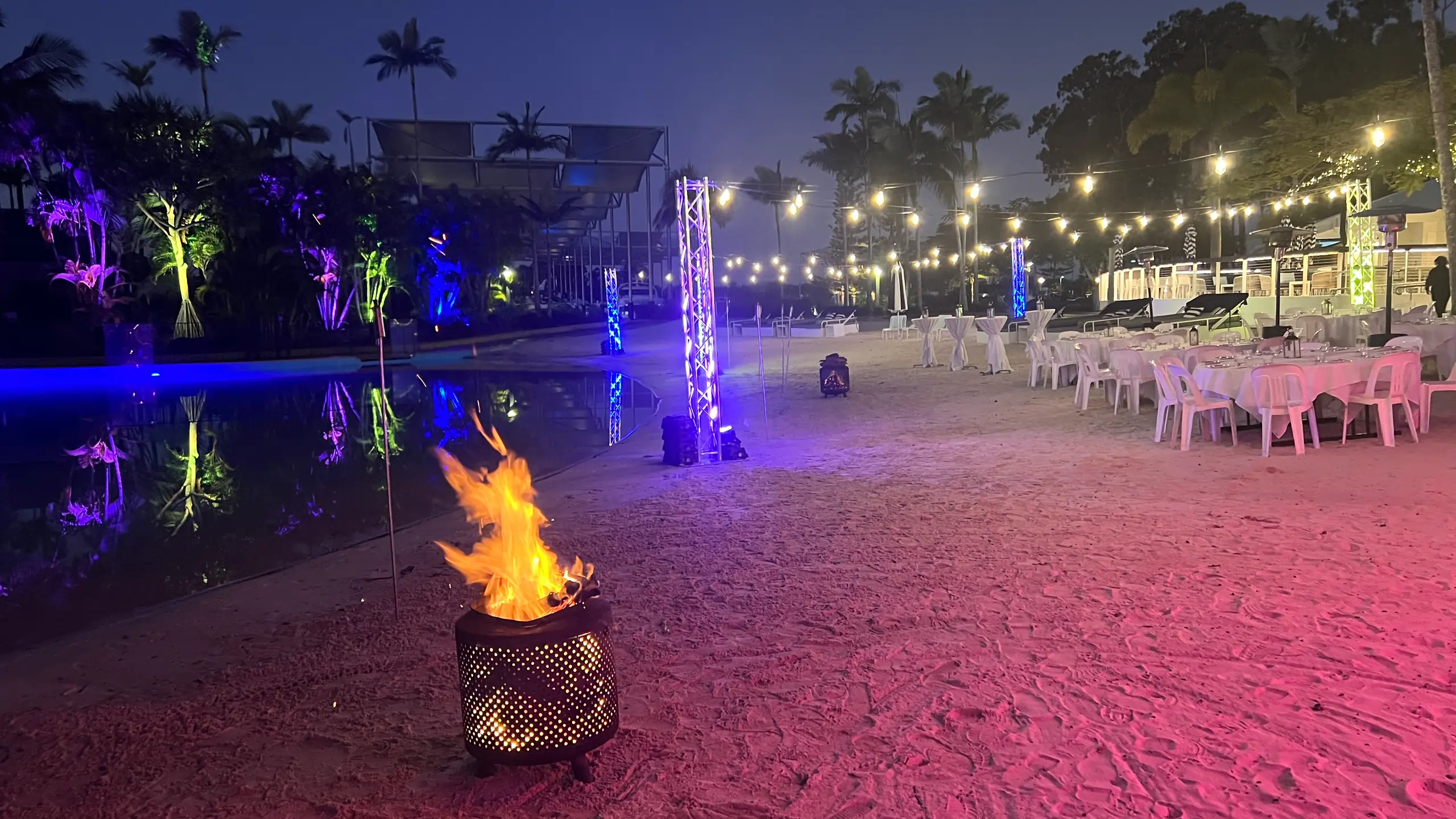 Gold Coast event lighting hire