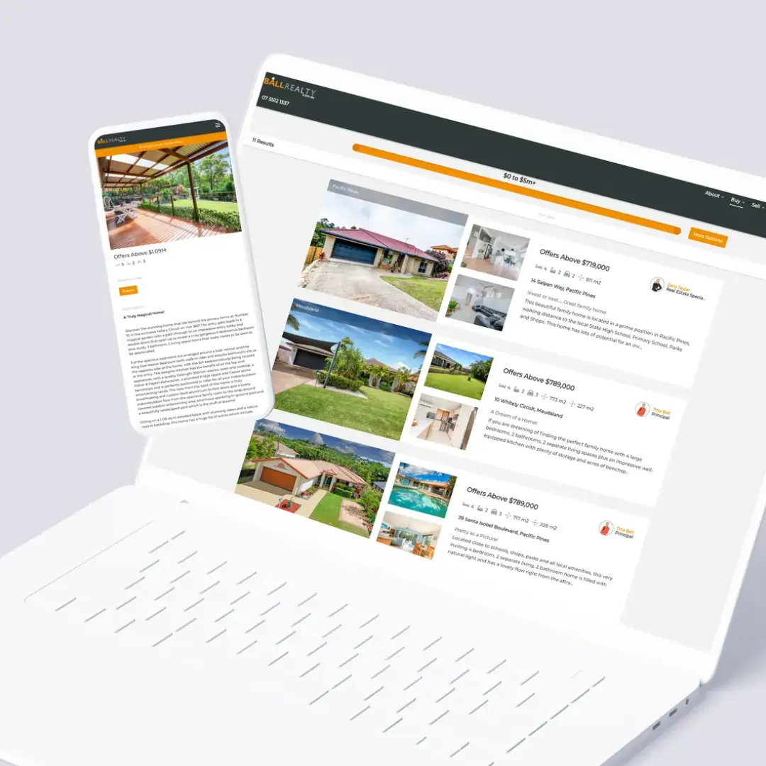 Website design on the Gold Coast that focused on User Experience. Improving sales and conversion rate through design choices. Easy to use and understand websites that sell.